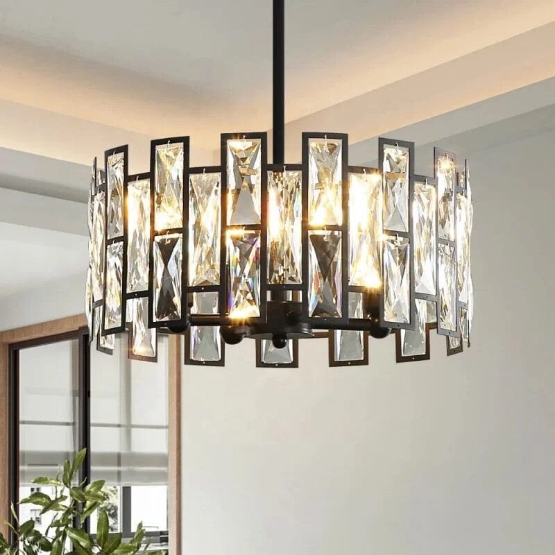 Elegant Glass Pendant LED Lighting in Chrome Finish