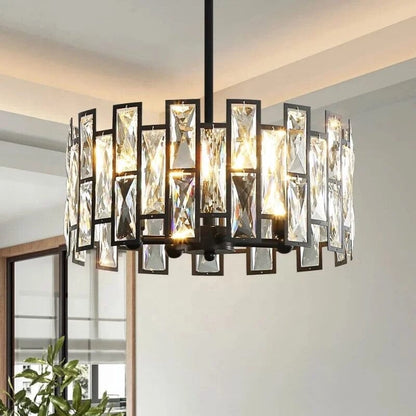 Elegant Glass Pendant LED Lighting in Chrome Finish