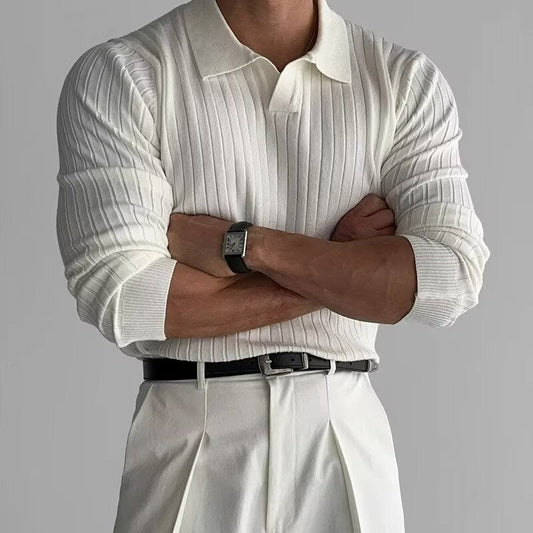 Men's Classic Fit Casual Polo Shirt - Comfortable Cotton Tee - OutfitLondon