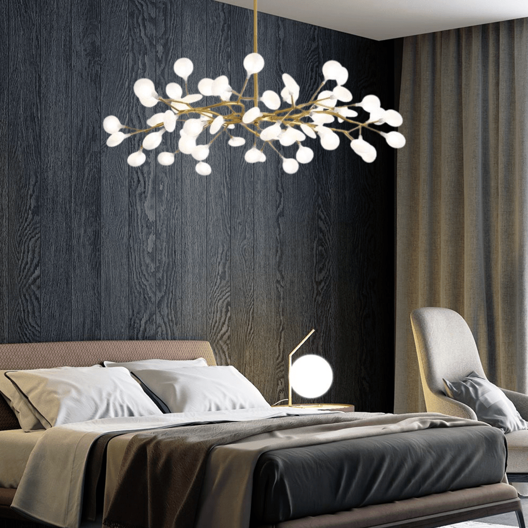 Elegant Brass Drop Ceiling Lamp - OutfitLondon