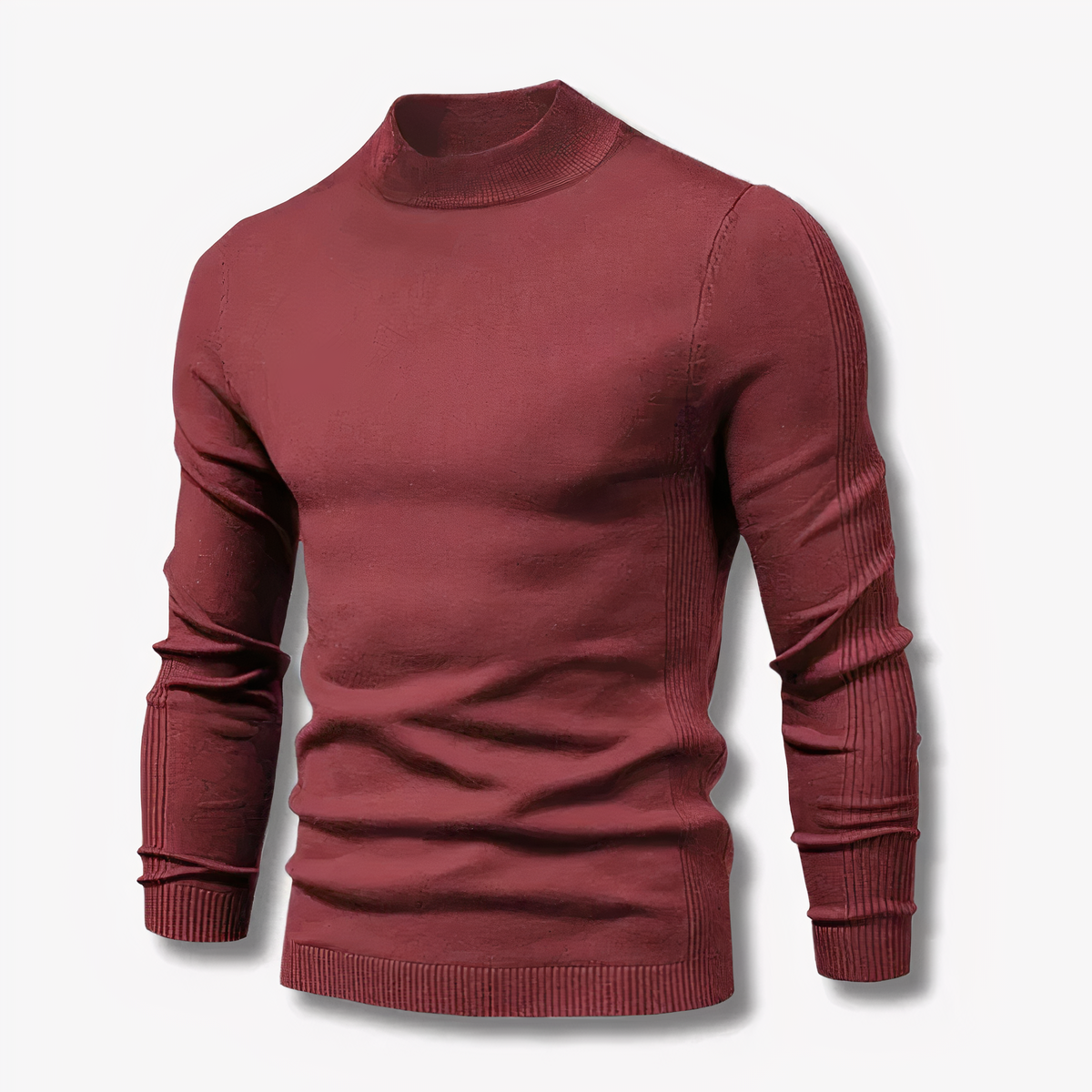 Slim Fit Cable Knit Sweater