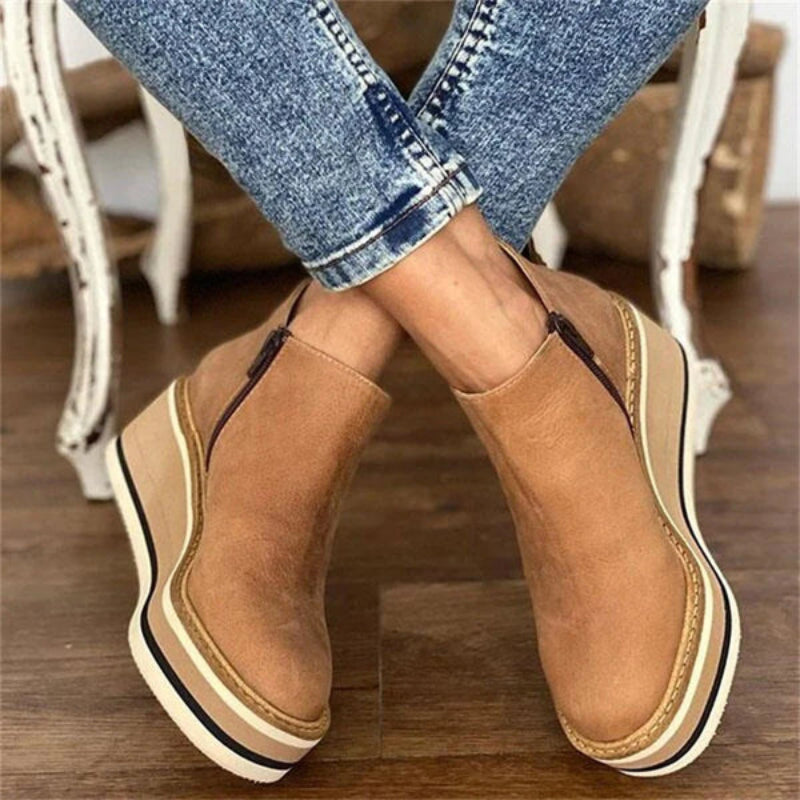 Comfortable Low Heel Chelsea Boots