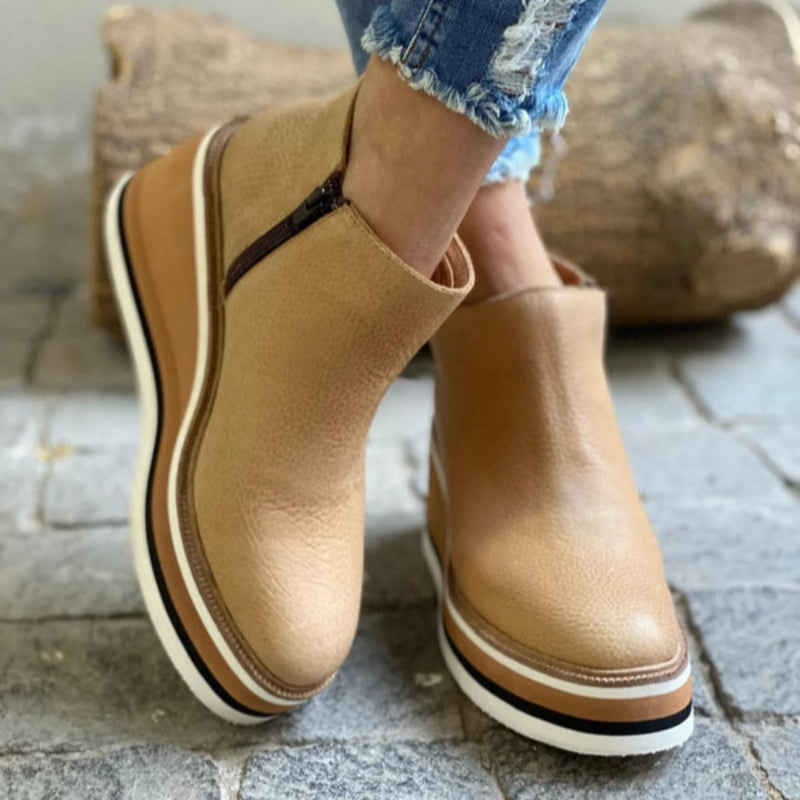 Comfortable Low Heel Chelsea Boots