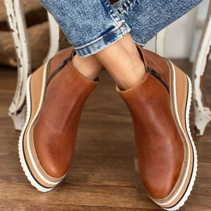 Comfortable Low Heel Chelsea Boots
