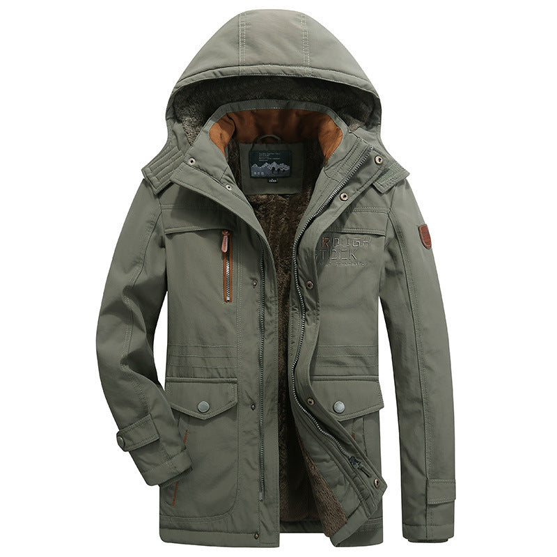Insulated Water Resistant Winter Parka Coat