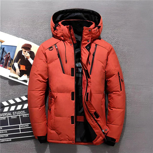 Men's Insulated Waterproof Winter Parka Coat - OutfitLondon