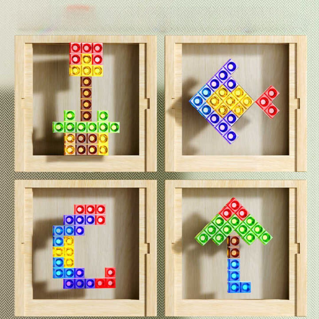 Classic Interlocking Wooden Brain Teaser Toy