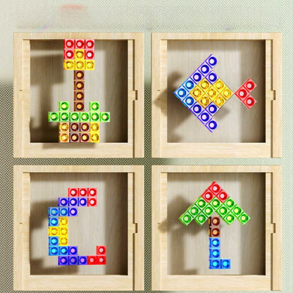 Classic Interlocking Wooden Brain Teaser Toy