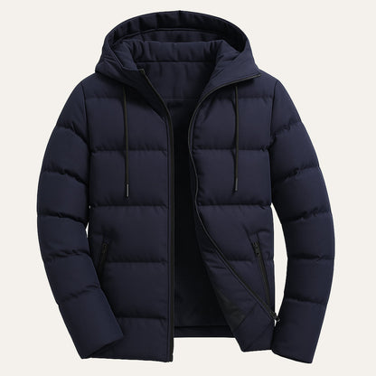 Men's Waterproof Hooded Parka Winter Puffer Jacket