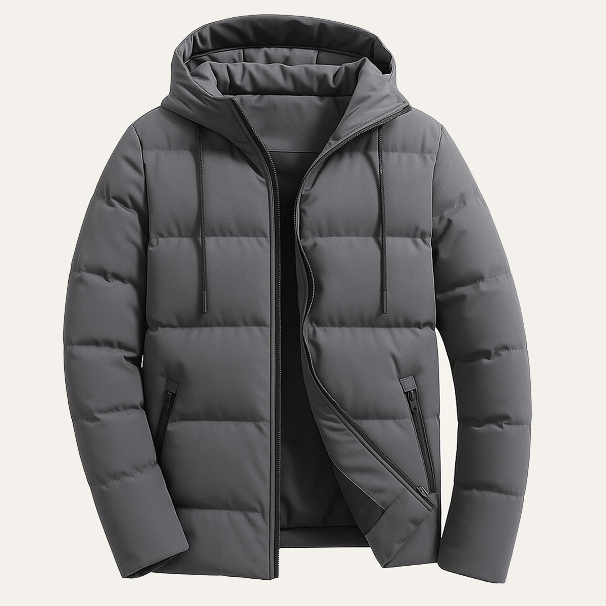 Men's Waterproof Hooded Parka Winter Puffer Jacket