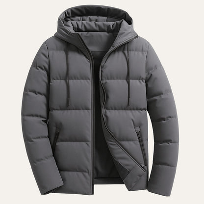 Men's Waterproof Hooded Parka Winter Puffer Jacket
