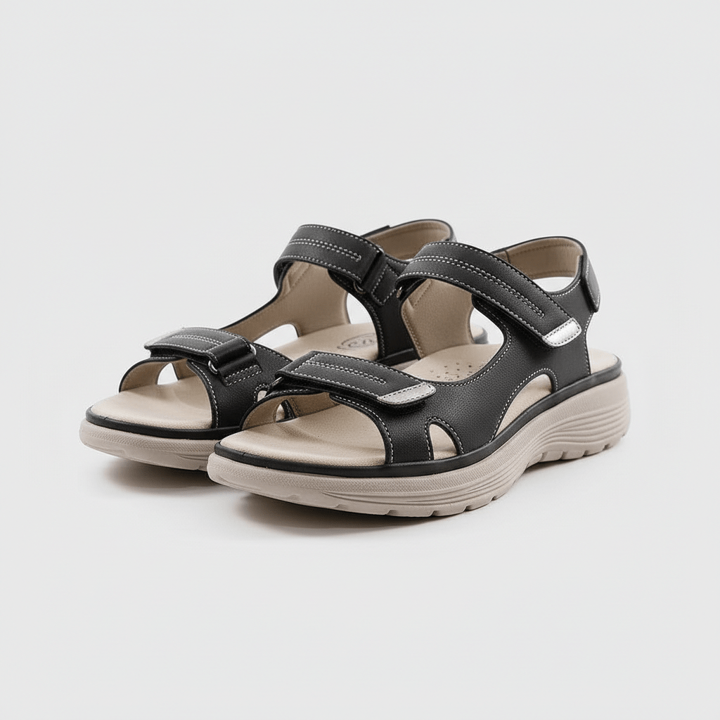 Easy Buckle Open Toe High Heel Sandals