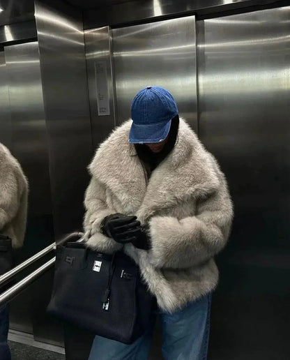 Women's Faux Fur Long Coat
