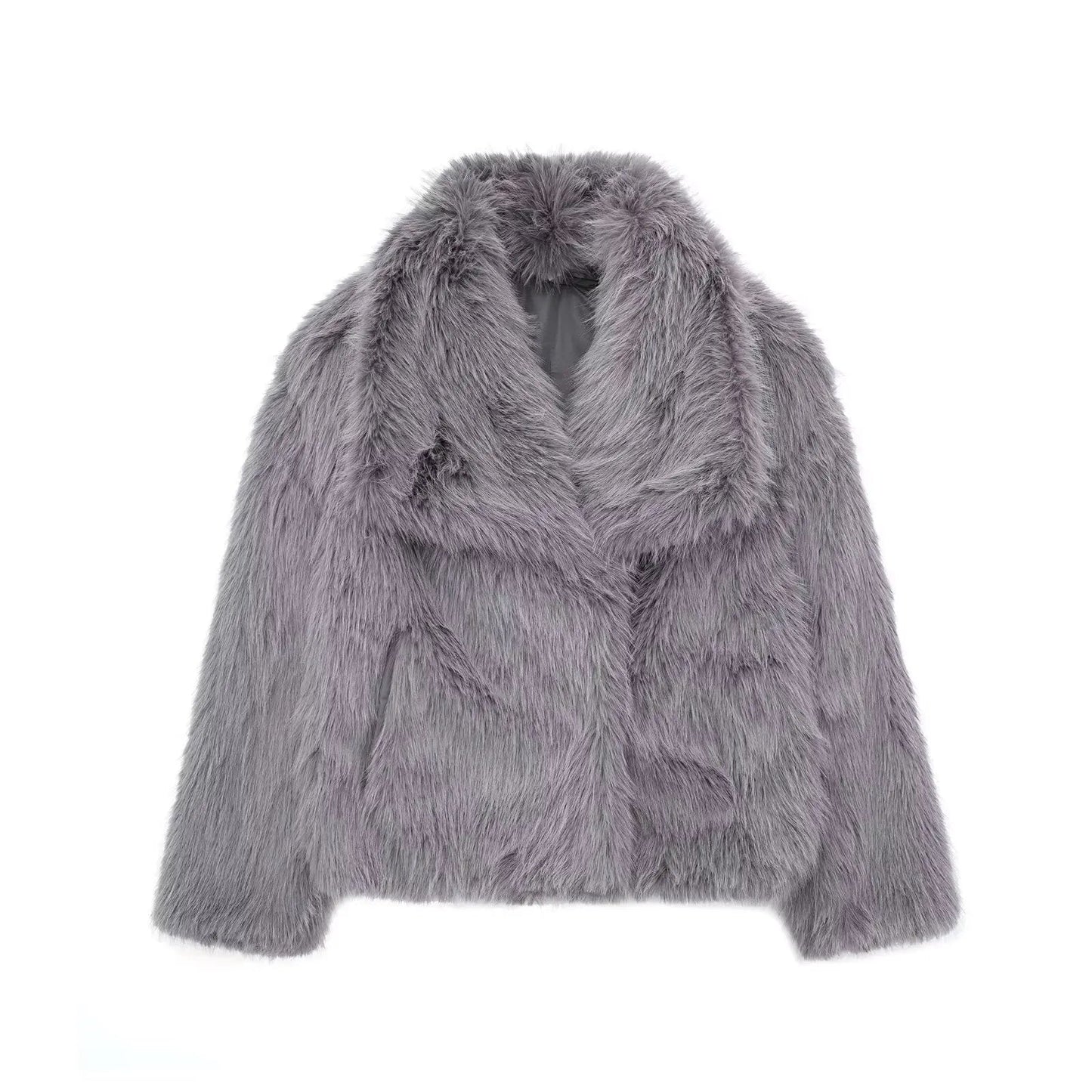Women's Faux Fur Long Coat