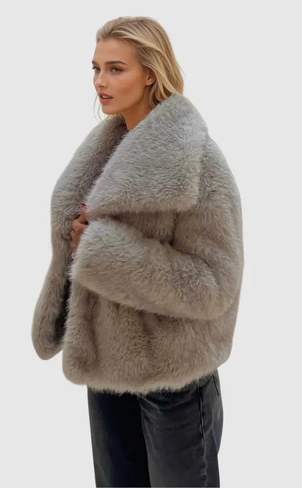 Women's Faux Fur Long Coat