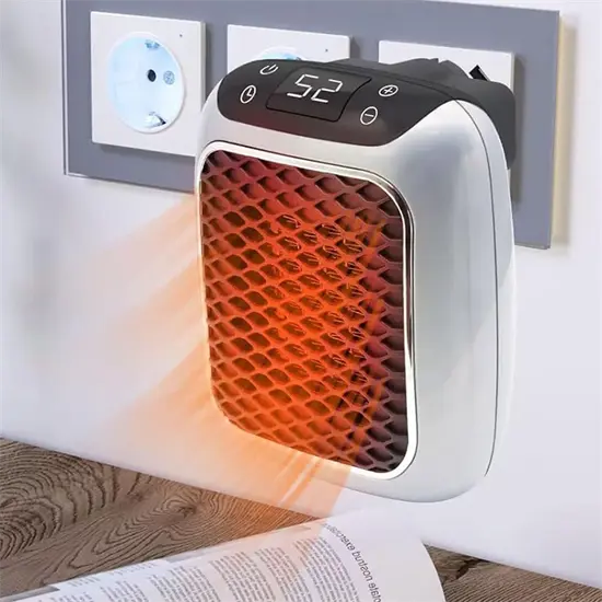 Space Saving Electric Ceramic Heater with Timer - OutfitLondon