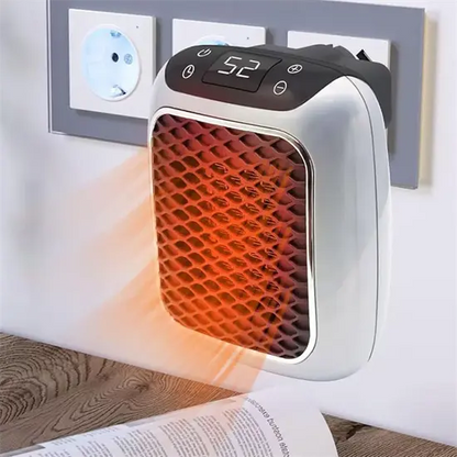 Space Saving Electric Ceramic Heater with Timer - OutfitLondon