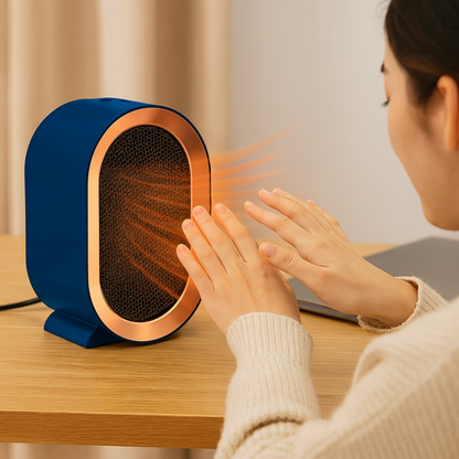 Compact Electric Space Heater for Warmth