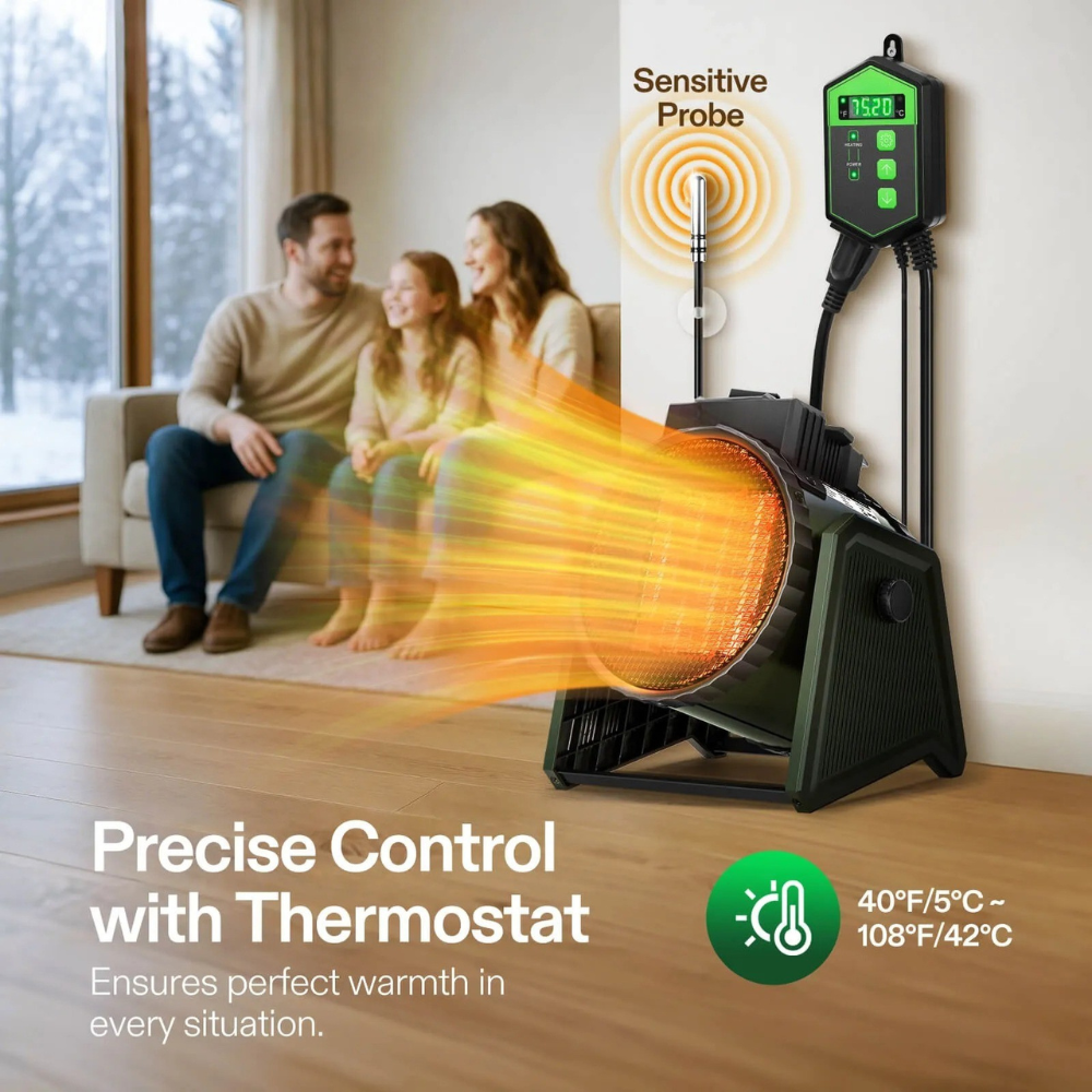 Energy Efficient Digital Space Heater for Greenhouses