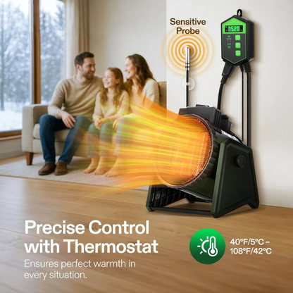 Energy Efficient Digital Space Heater for Greenhouses