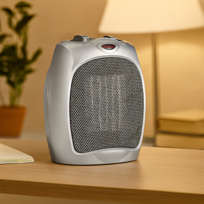 Compact Electric Room Heater with Digital Thermostat