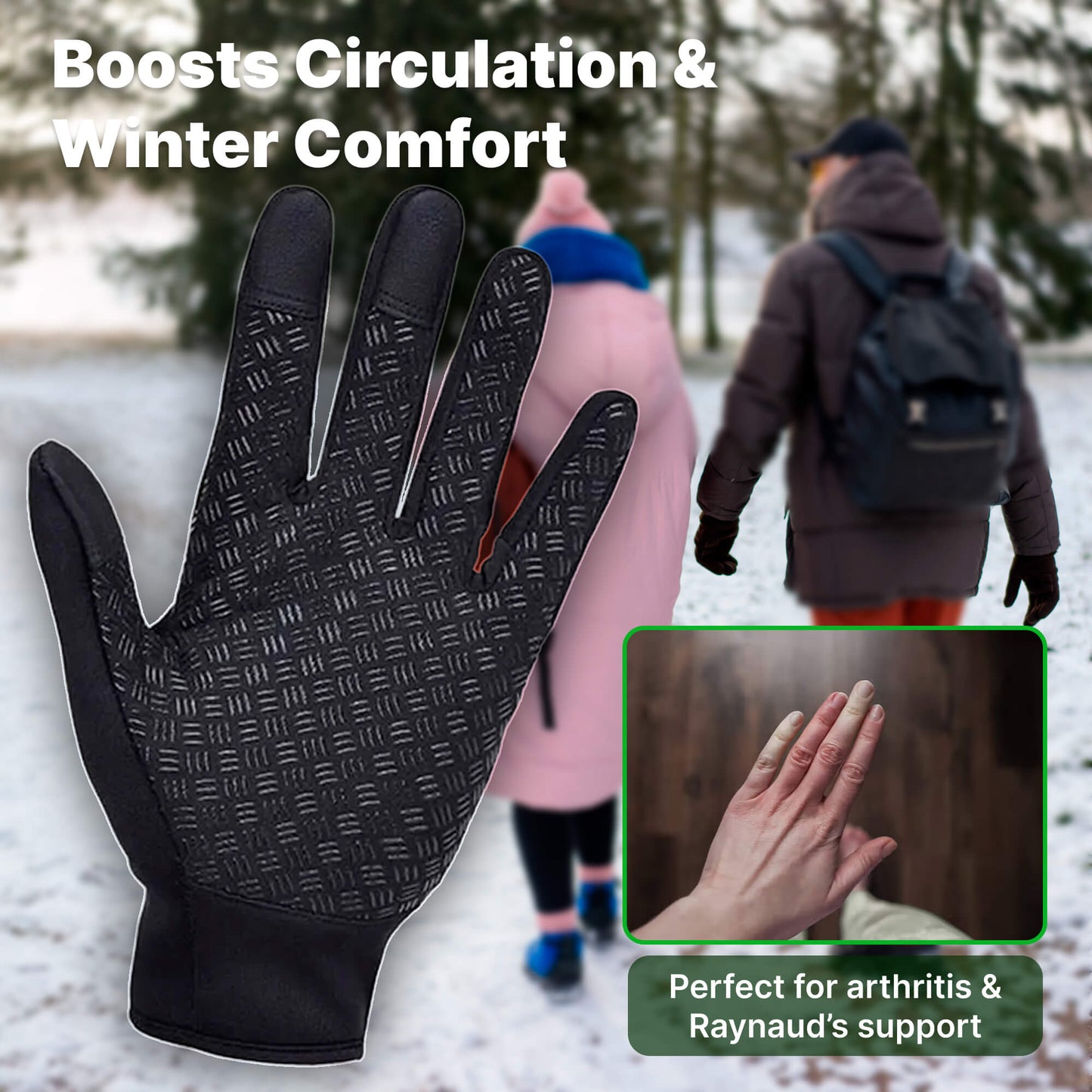 Warm Insulated Waterproof Winter Gloves for Cold Weather