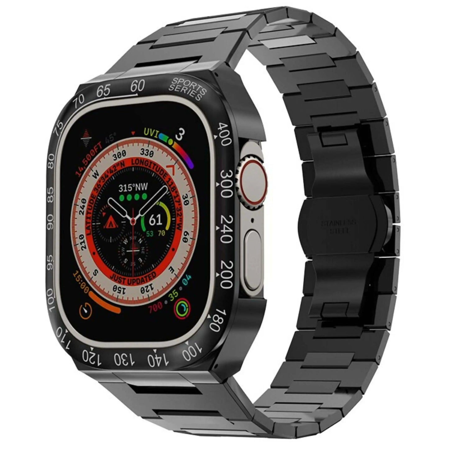 Tough Clear Case for Apple Watch 44mm - Full Body Protection
