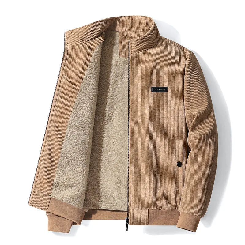 Men's Classic Fleece Lined Bomber Jacket