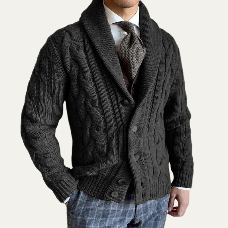 Thick Warm Cable Knit Sweater Cardigan