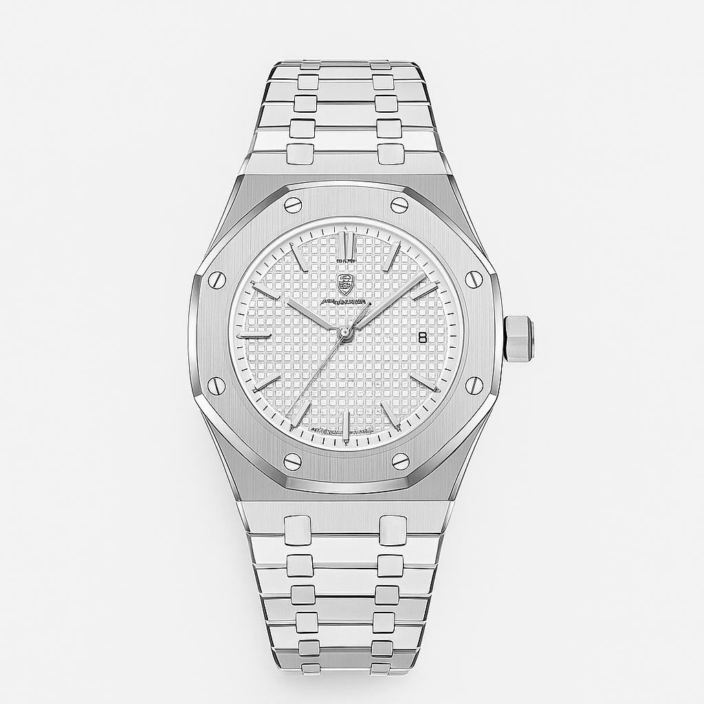 Classic 41mm Mens Stainless Steel Watch
