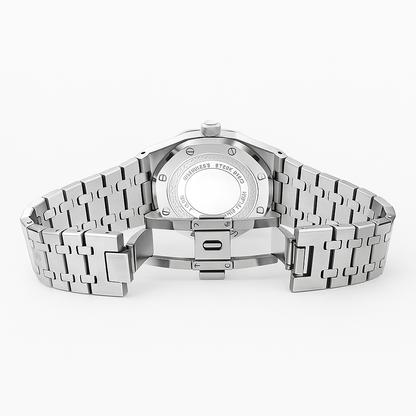 Classic 41mm Mens Stainless Steel Watch