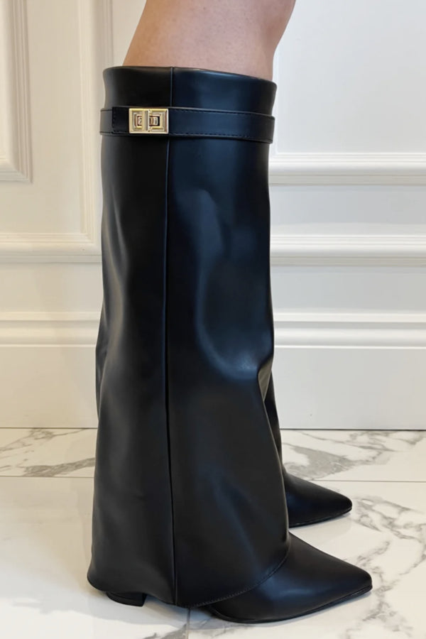 Soft Suede High Heel Boots for Women