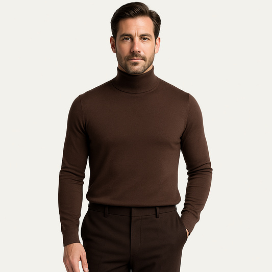 Men's Soft Crew Neck Long Sleeve Tee Shirt - OutfitLondon
