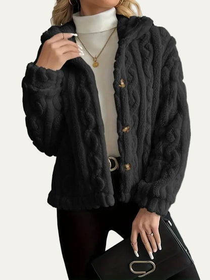 Soft Women's Fuzzy Sweater Cardigan