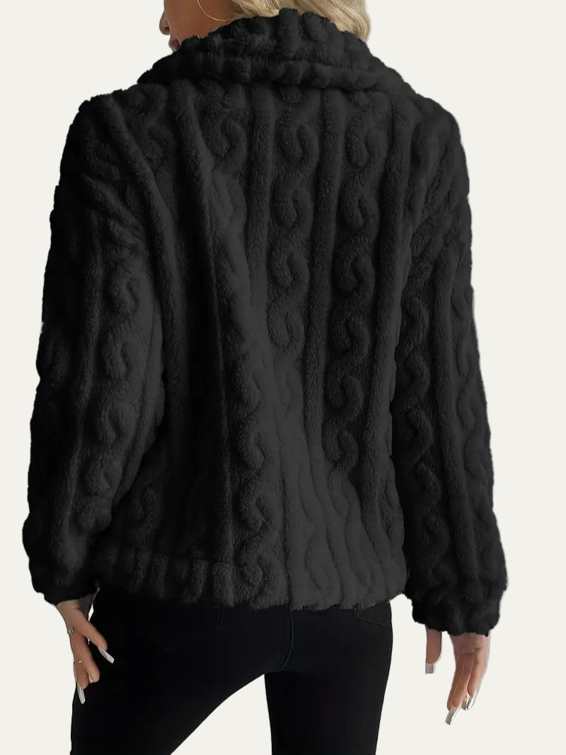Soft Women's Fuzzy Sweater Cardigan