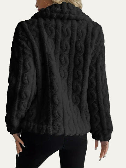 Soft Women's Fuzzy Sweater Cardigan