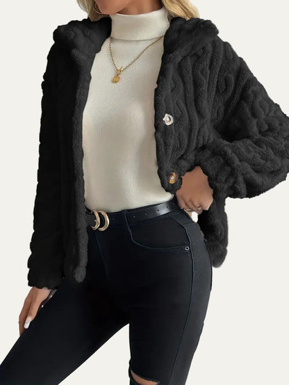 Soft Women's Fuzzy Sweater Cardigan