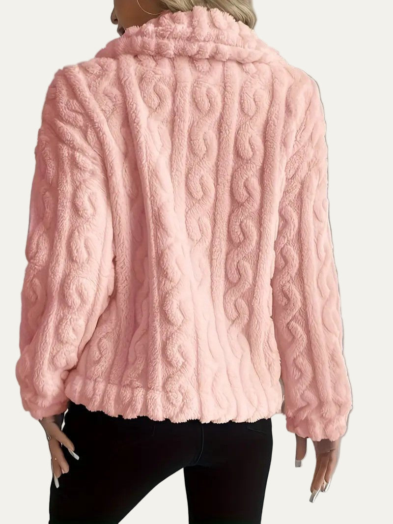 Soft Women's Fuzzy Sweater Cardigan