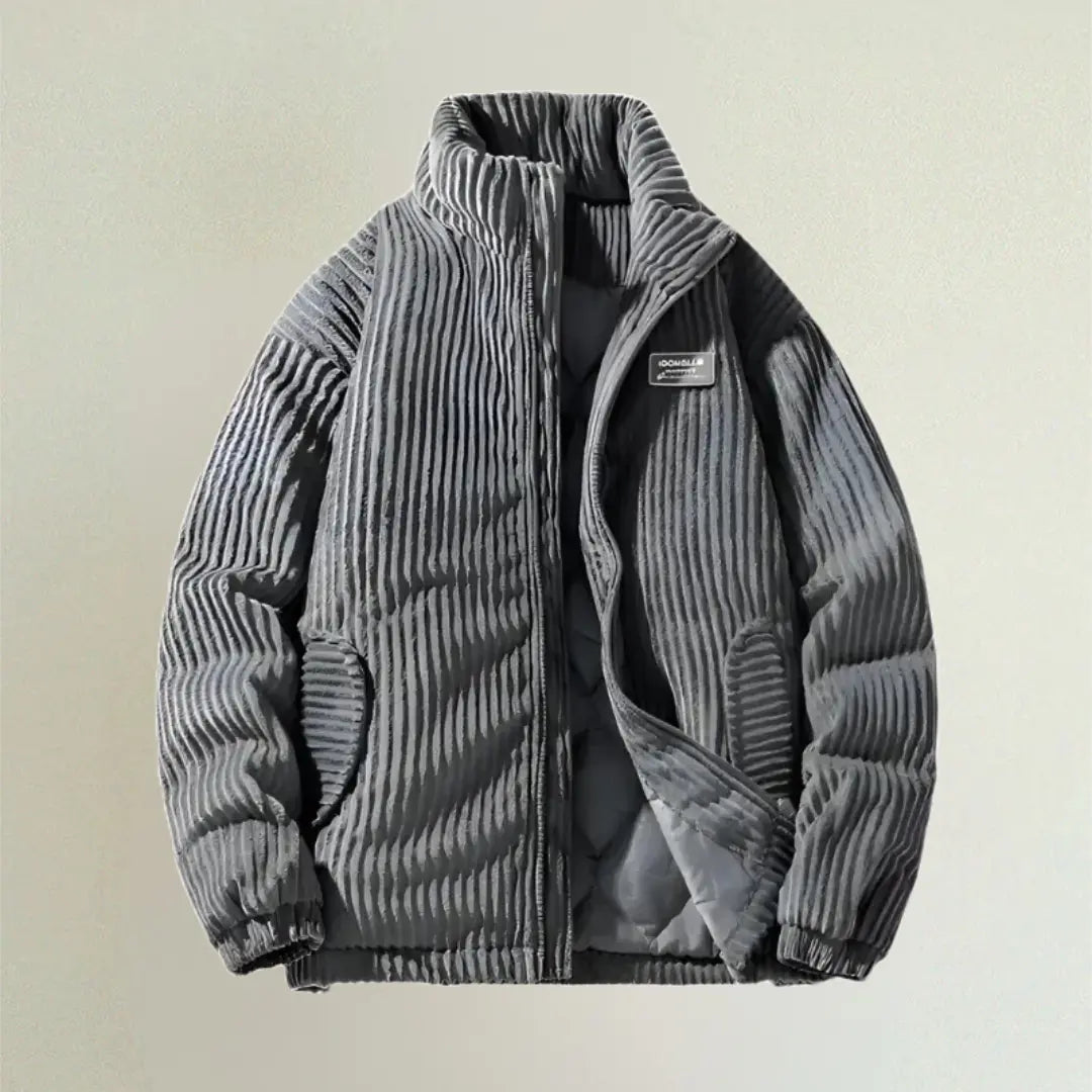 Warm Quilted Corduroy Mens Jacket