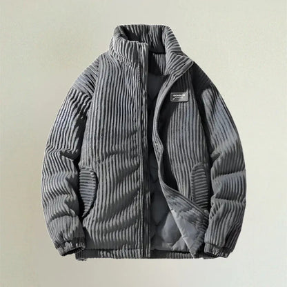 Warm Quilted Corduroy Mens Jacket