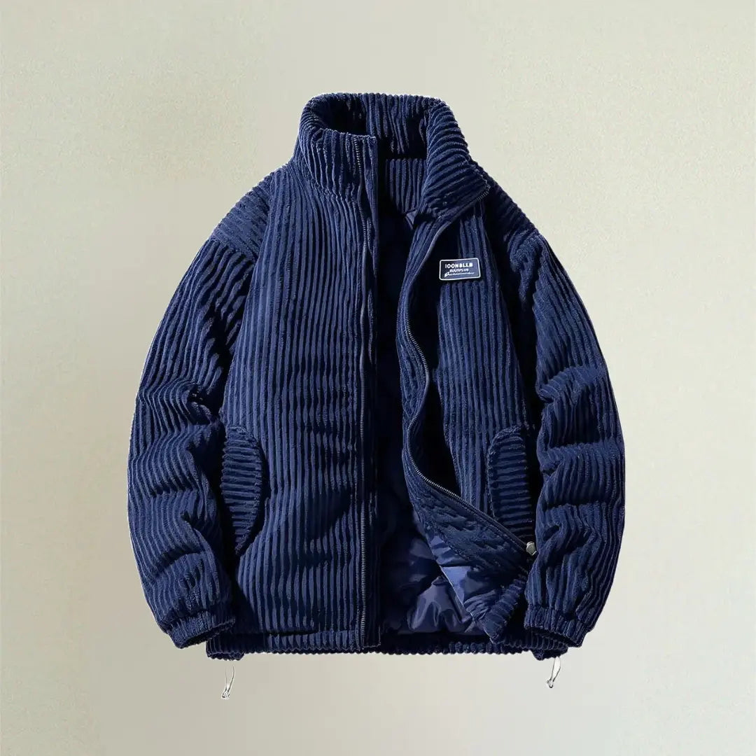 Warm Quilted Corduroy Mens Jacket
