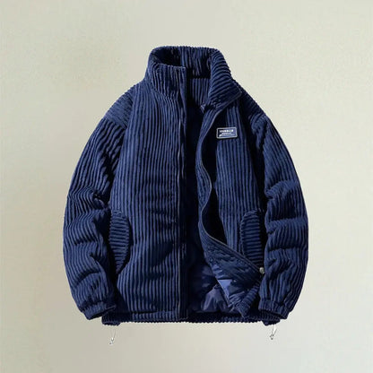 Warm Quilted Corduroy Mens Jacket