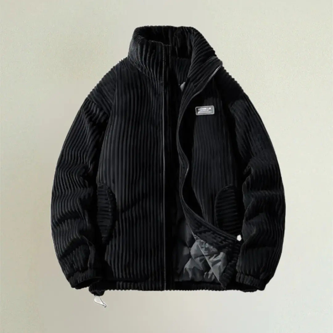 Warm Quilted Corduroy Mens Jacket