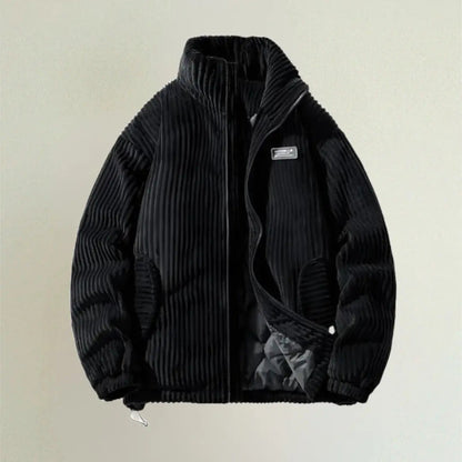 Warm Quilted Corduroy Mens Jacket