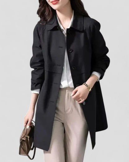 Women's Timeless Belted Raincoat - OutfitLondon