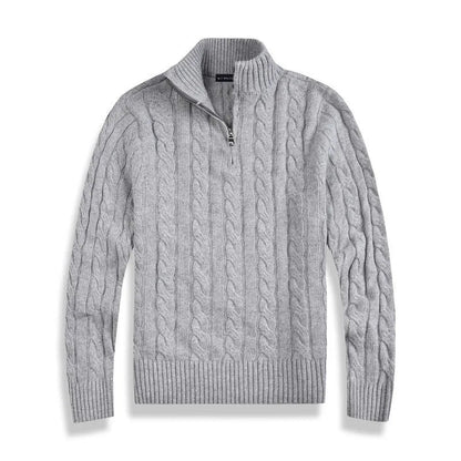 Warm Crew Neck Mens Winter Sweater