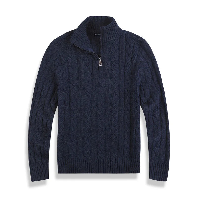 Warm Crew Neck Mens Winter Sweater
