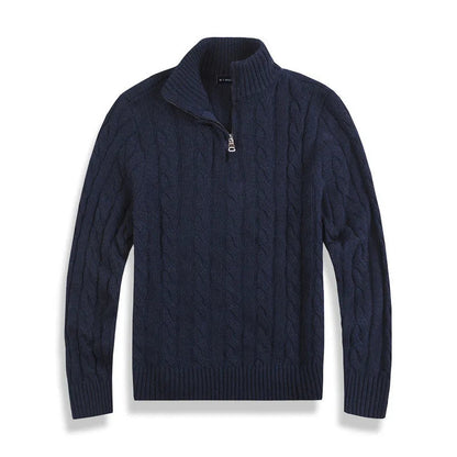 Warm Crew Neck Mens Winter Sweater
