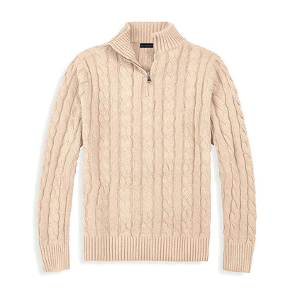 Warm Crew Neck Mens Winter Sweater