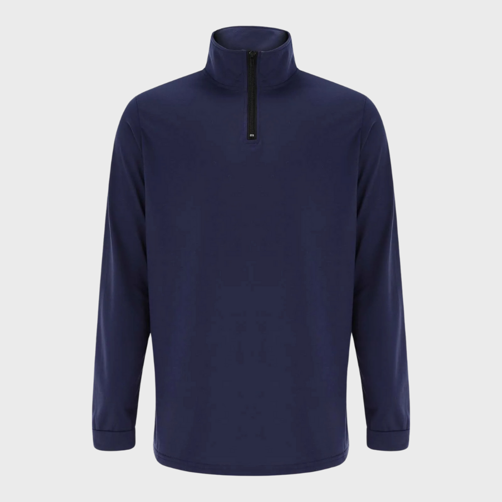 Casual Quarter Zip Men's Sweater